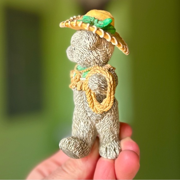 VTG Western Cowboy Rodeo Lasso Bear Bronson Collectibles Trinket Figurine Art - Picture 4 of 8